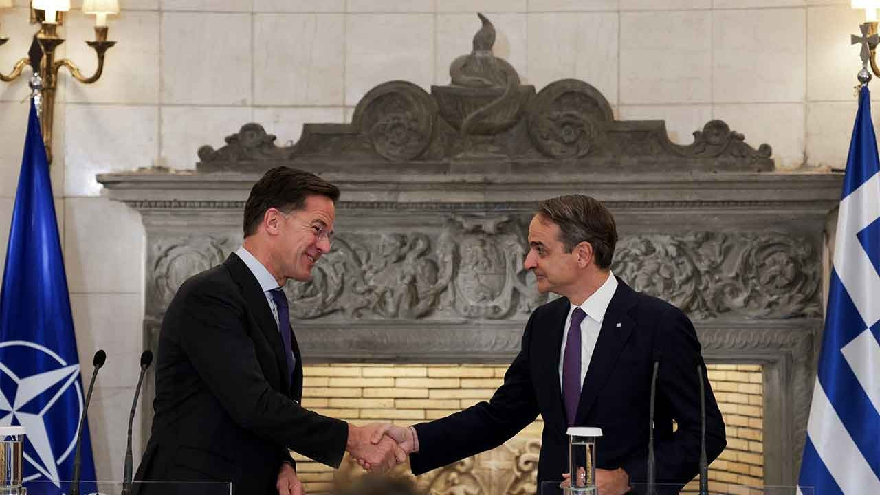 NATO Genel Sekreteri Rutte, Atina’da: Miçotakis’ten ortak füze savunma sistemi çağrısı